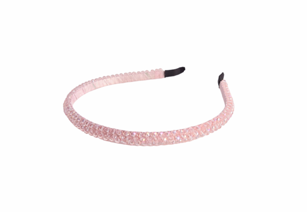 Hårbøyle pearl medium – Lys rosa