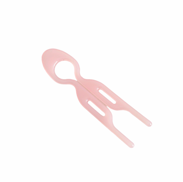 Hårkam/hair pin liten – Soft pink