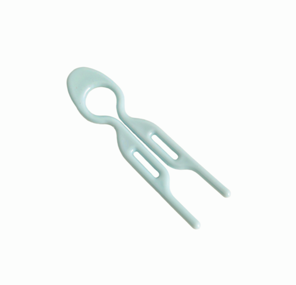 Hårkam/hair pin liten – Lys blå