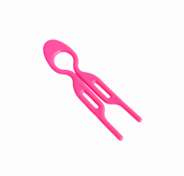 Hårkam/hair pin liten – Cerise
