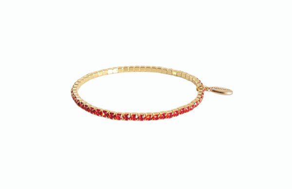 Armbånd stener strikk – rød