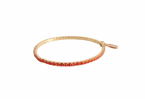Armbånd stener strikk – orange