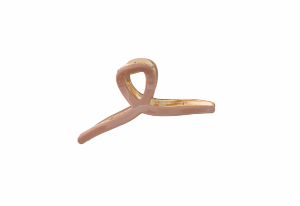 Hårklype Ancha metall liten – Beige