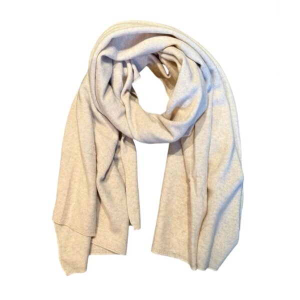 Lounge wear skjerf/pledd – Creme