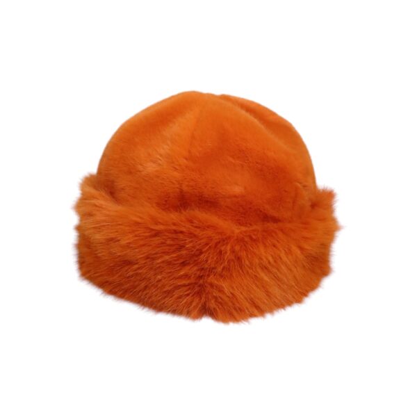 Exclusive fuskepelshatt Sonja – Oransje