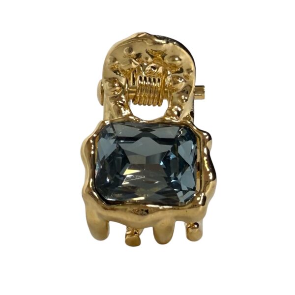 Seraphina Crystal klype – liten – Gråblå
