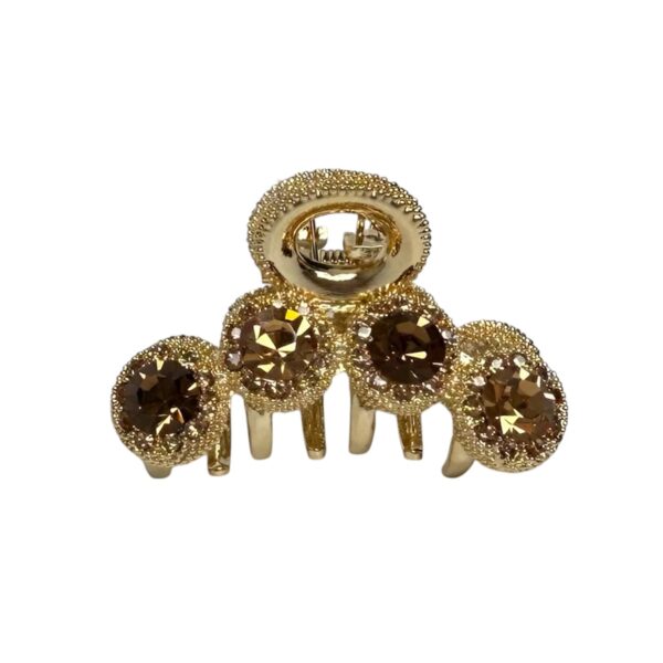 Seraphina Daisy klype – Champagne/topas