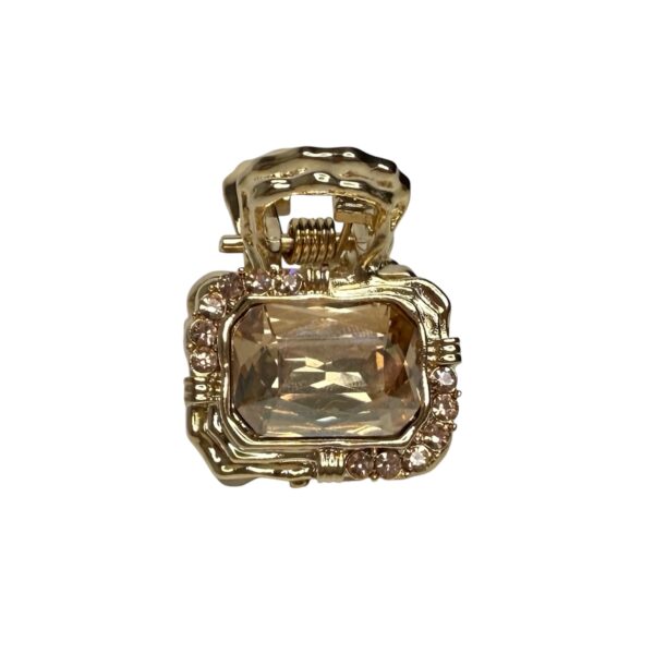 Seraphina Crystal klype – firkant – Peach