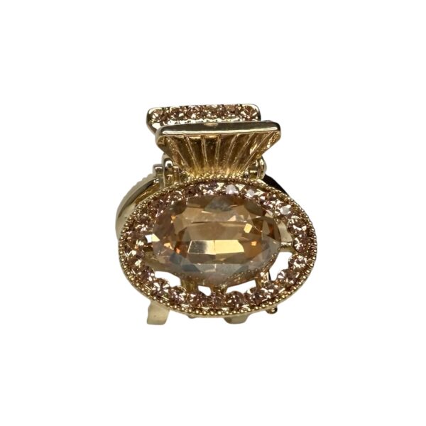 Seraphina Crystal klype – rund – Peach