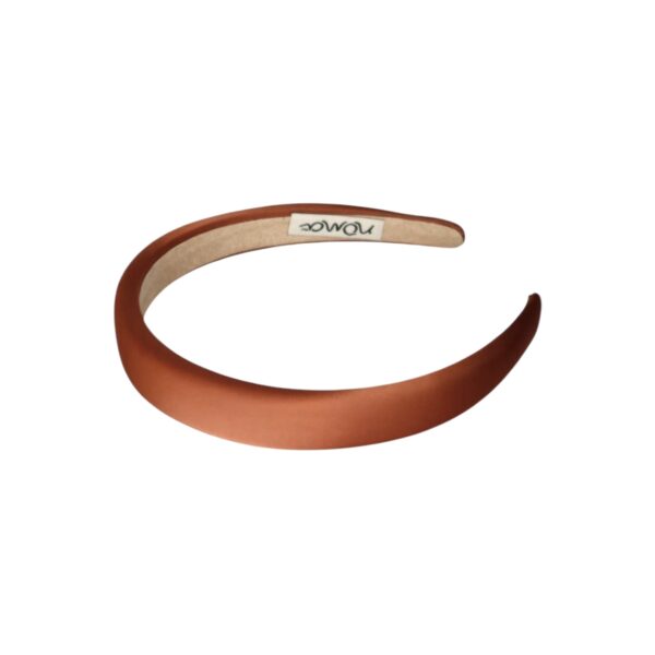 Hårbøyle Malin polstret silke look – Bronse