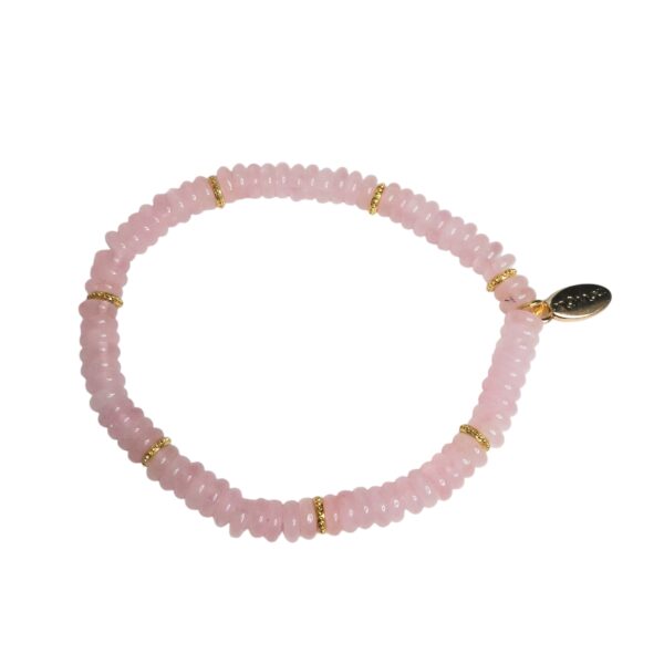 Santa Monica beads armbånd – Rosa