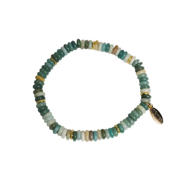 Santa Monica beads armbånd – Grønn