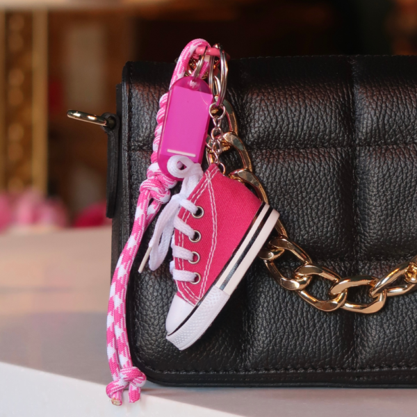 Bag charm converse – Rosa