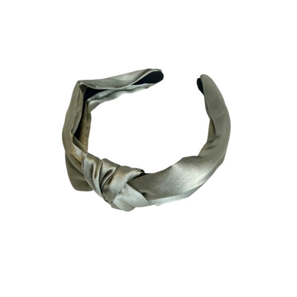 Bianca hårbøyle knute silke/satin – dusty green