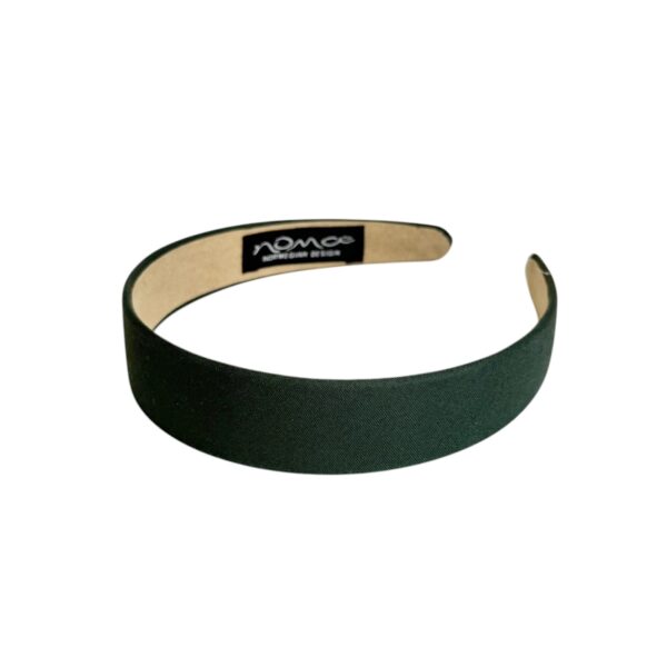 Jackie hårbøyle basic flat – Mørk grønn