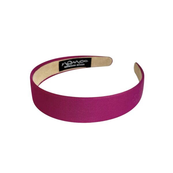 Jackie hårbøyle basic flat – Mørk fuchsia