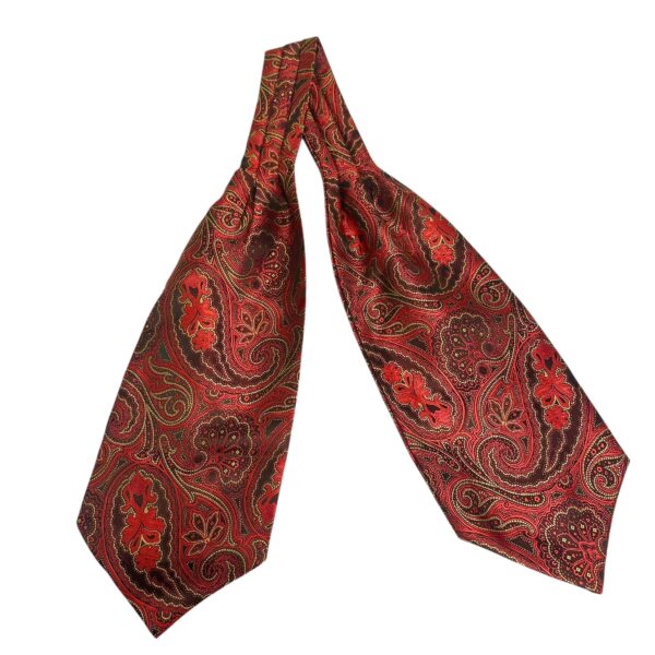 Ascot – #6 Rød/oker/sort paisley