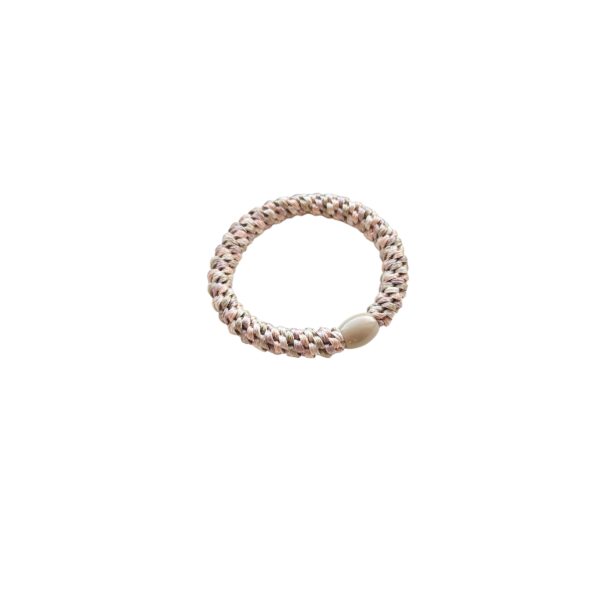 Trend hårstrikk – Beigetoner/peach/ dus lilla