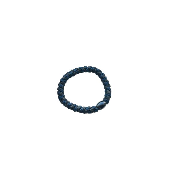 Trend hårstrikk – Sort/navy glitter