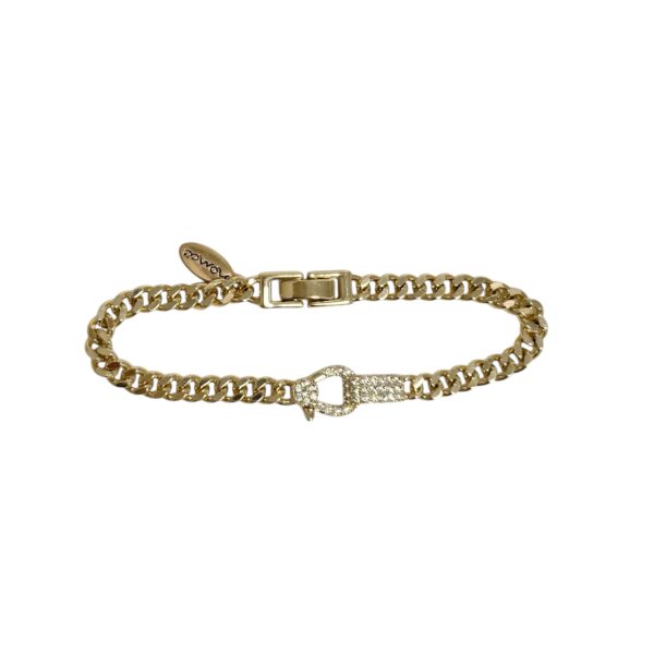 Armbånd Zara – Gull/klar