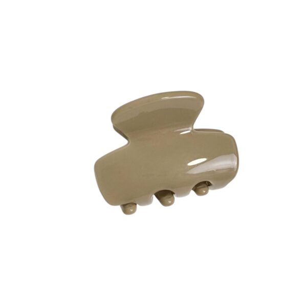 Hårklype basic collection liten – Kald beige