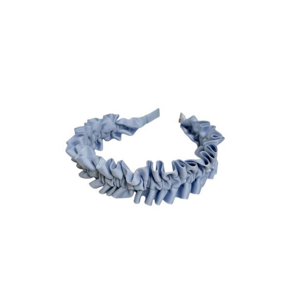 Hårbøyle wrinkle smal – Baby blue