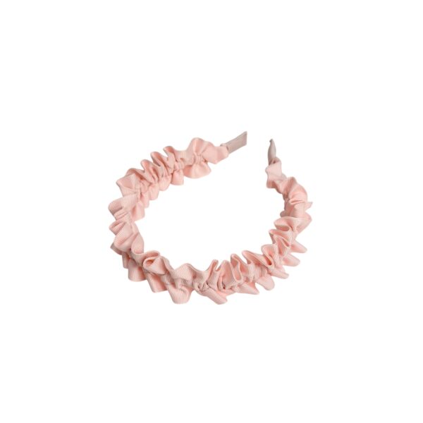 Hårbøyle wrinkle smal – Baby pink