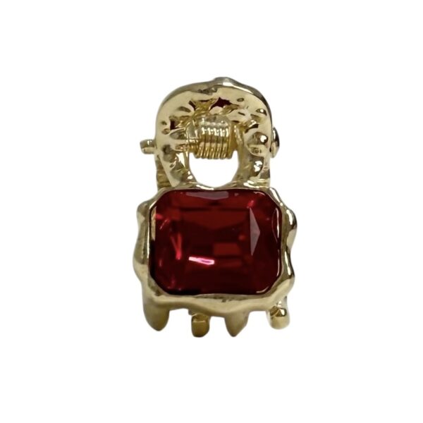 Seraphina Crystal klype – liten – Rubinrød