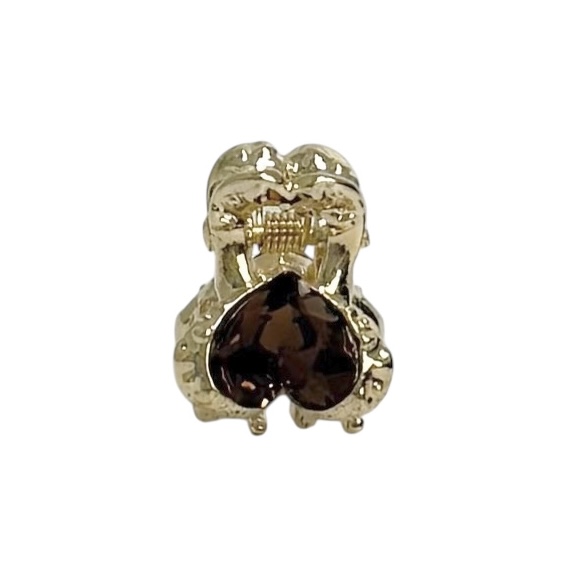 Seraphina Heart klype – Mørk topaz