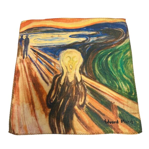 Edvard Munch herretørkle silke – skrik