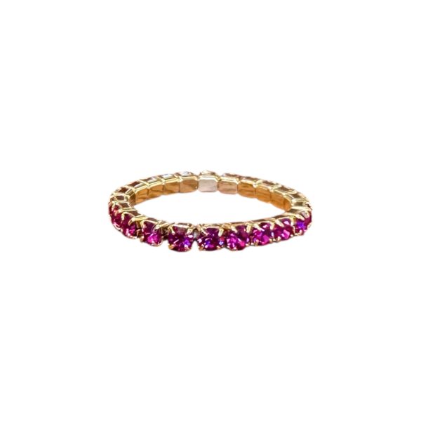 Ring 1 rad – gull/cerise