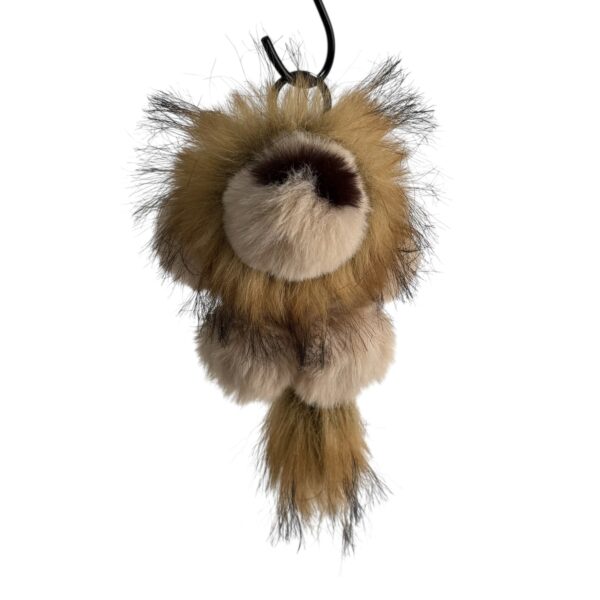 Bag charm løve – Bruntoner
