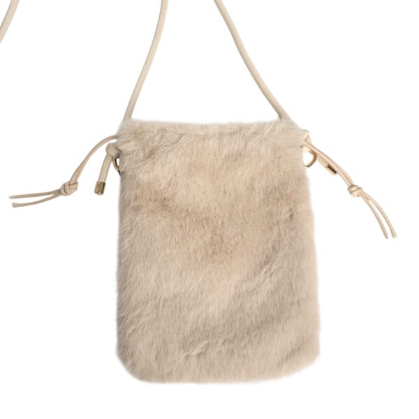 Cortina fuskepels veske – Lys beige