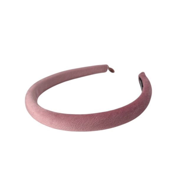 Trine Hårbøyle velur smal – Rosa
