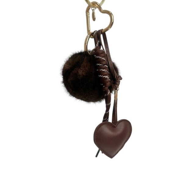 Bag charm NOMA – Brun