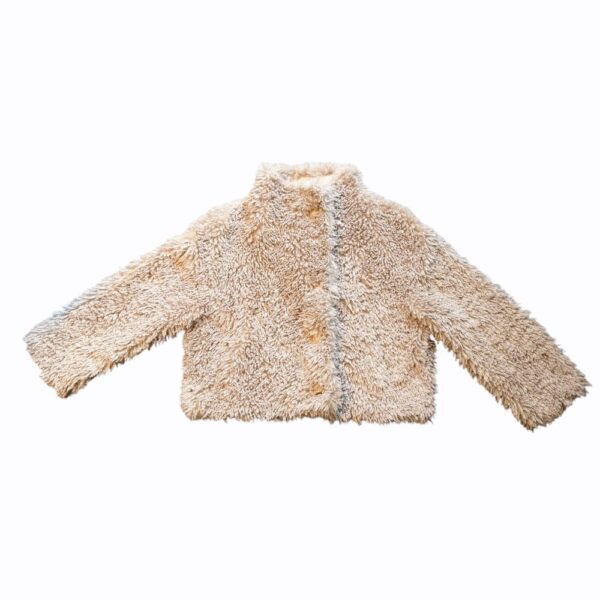 Teddy fuskepels jakke – Beige