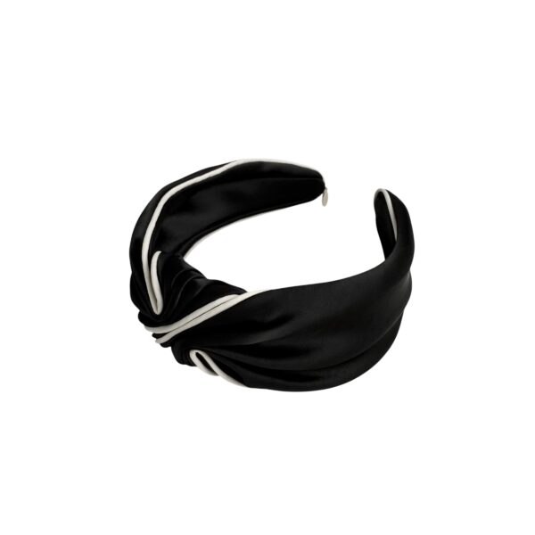 Juliet hårbøyle twist knute – Sort