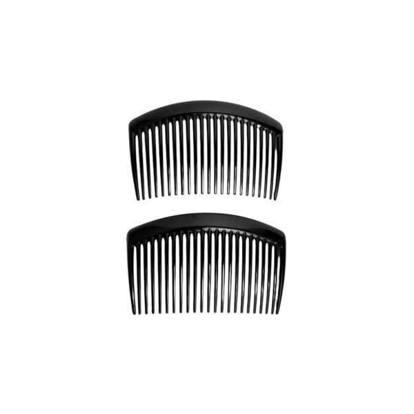 2pk hårkammer – Sort