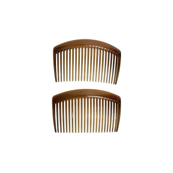 2pk hårkammer – Brun