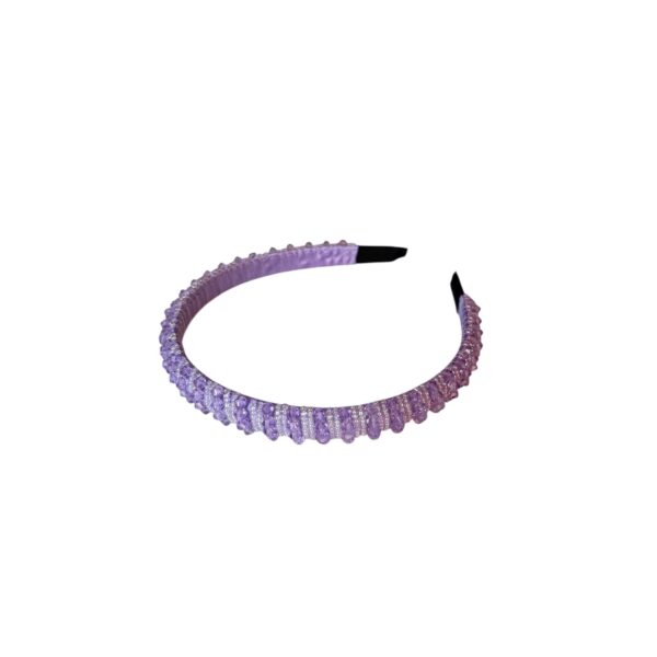Hårbøyle pearl stor – Lys lilla