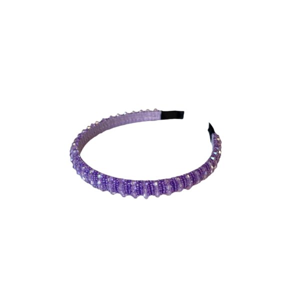 Hårbøyle pearl stor – Lilla