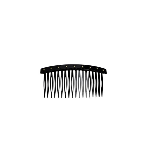 Hårkam med studs – stor – Sort