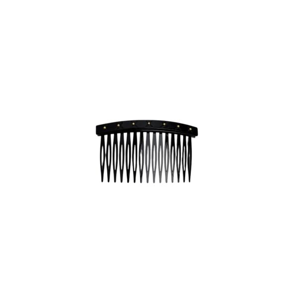 Hårkam med studs – liten – Sort