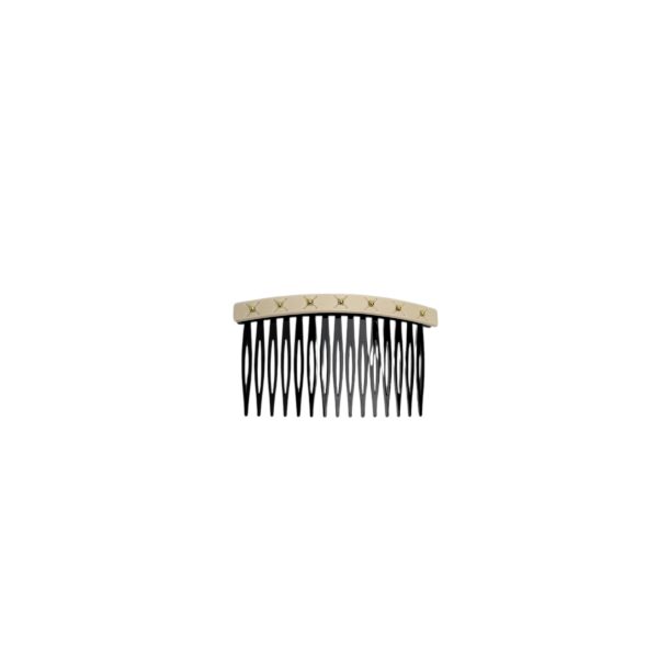 Hårkam med studs – liten – Creme