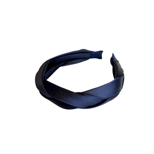 Hårbøyle Kelly flettet slike look – Navy