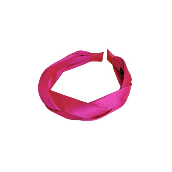 Hårbøyle Kelly flettet slike look – Hot pink