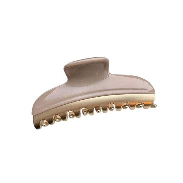 Hårklype KAIA – stor – Taupe