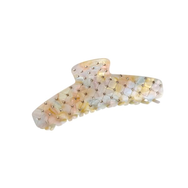 Hårklype Elisabeth – Exclusive stor, Pastell multicolor