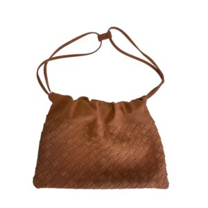 Flettet vegansk veske/clutch