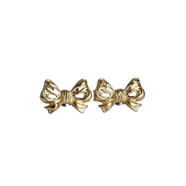Sløyfe studs – Gull